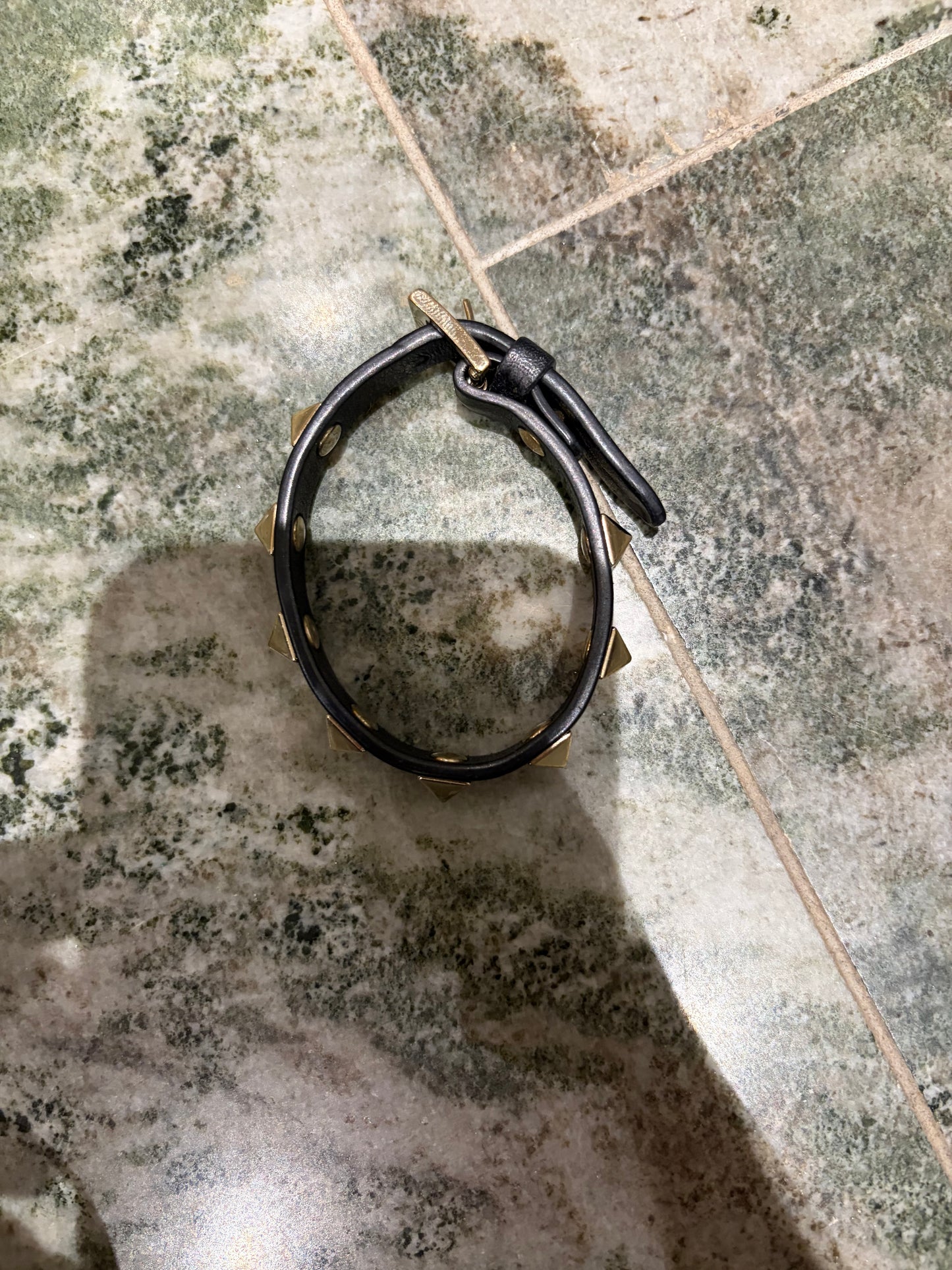 valentino rockstud bracelet navy