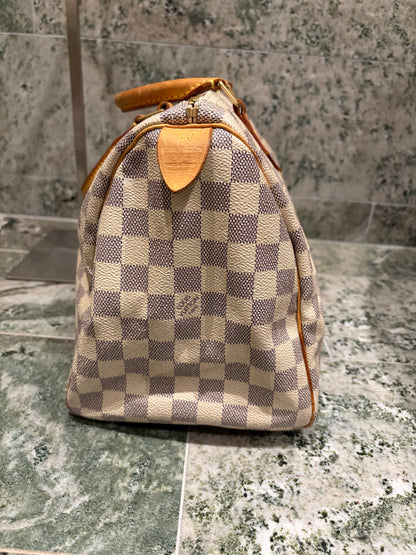 Louis Vuitton speedy 30 azur Daimer