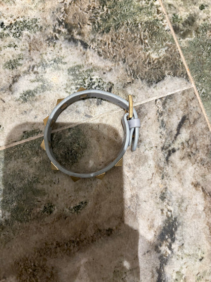 Valentino rockstud bracelet baby blue