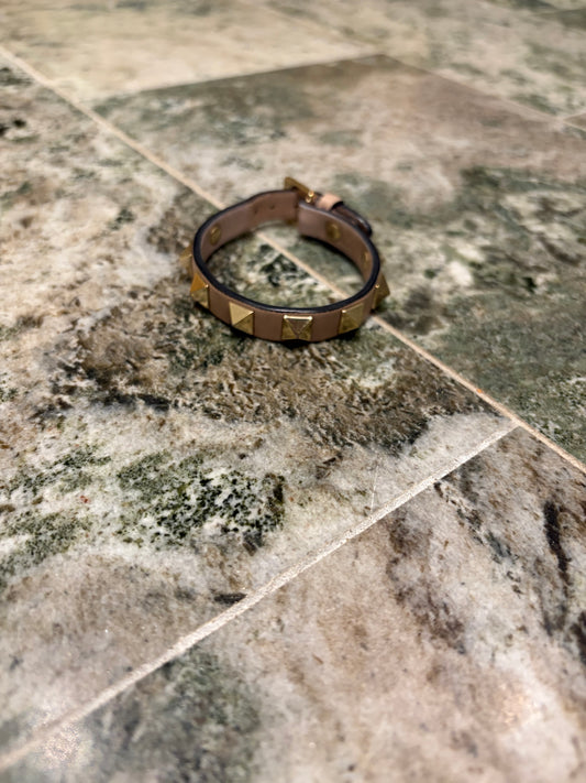 Valentino rockstud bracelet pink