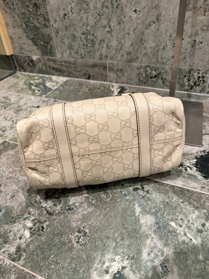 Gucci boston bag gg pattern 25