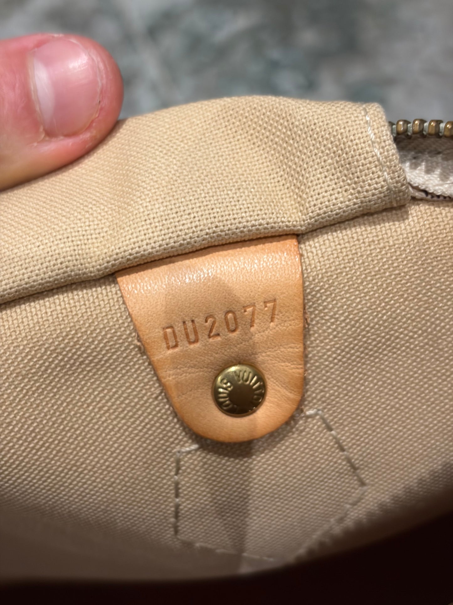 Louis Vuitton speedy 30 azur Daimer