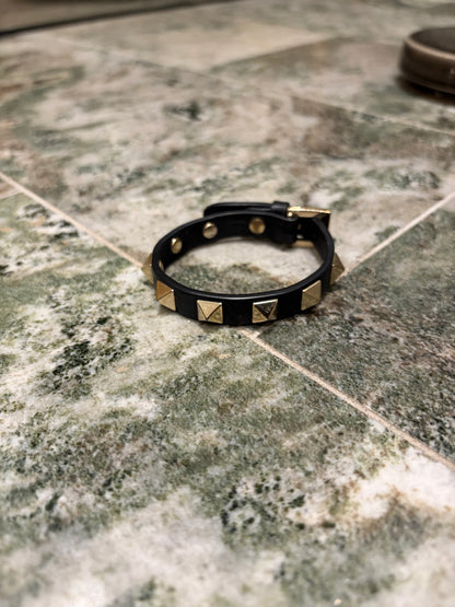 valentino rockstud bracelet navy